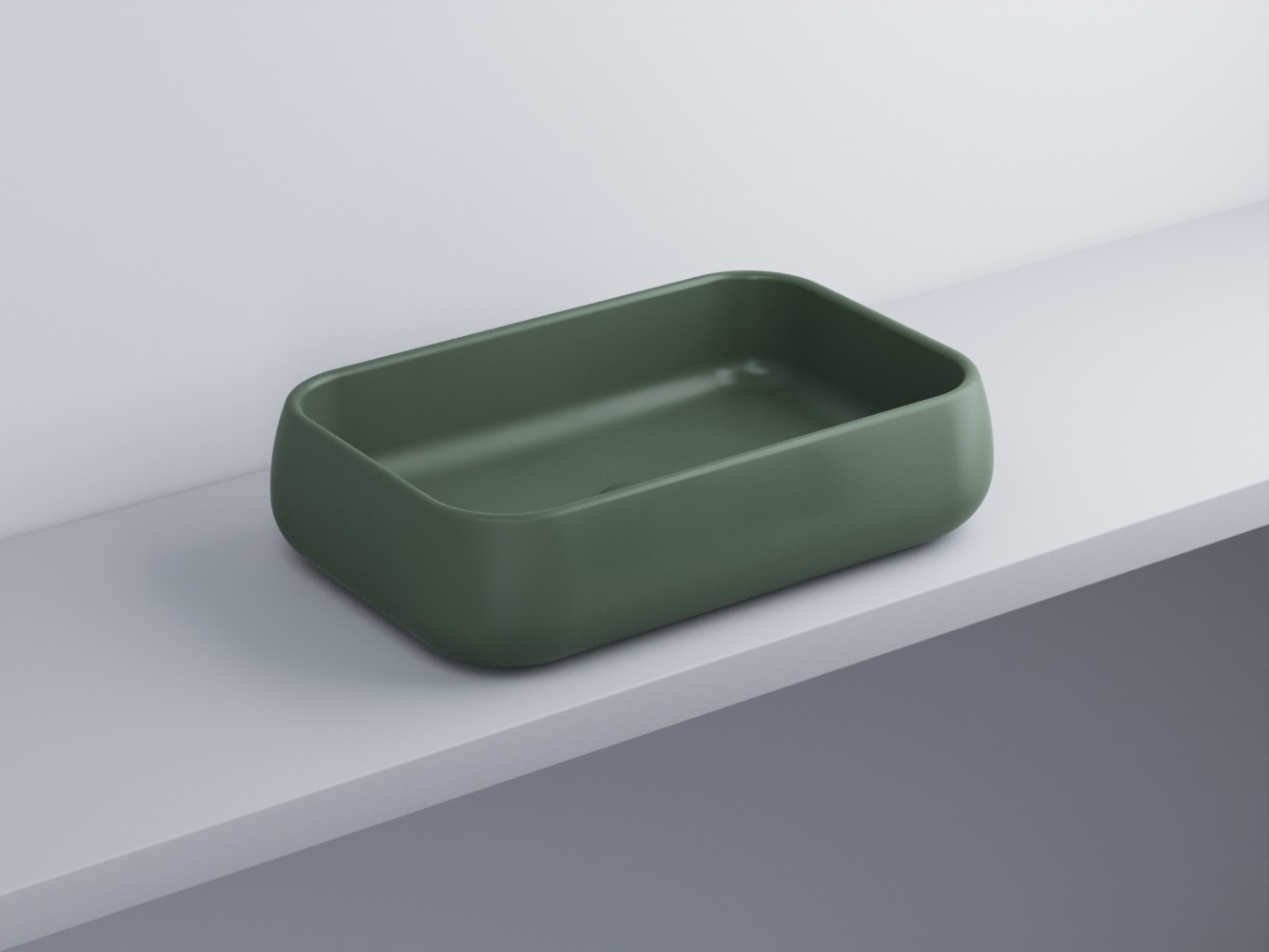 SHLAA60-MU Раковина накладная прямоугольная 60 cielo Shui Ceramica Cielo