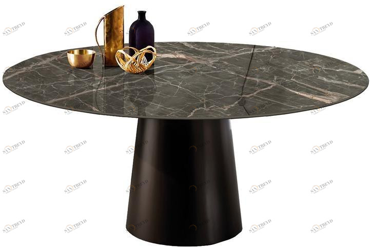 Sovet italia Круглый керамический стол Totem sun-id-1352581