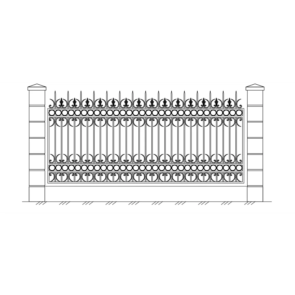 Santreyd: Кованый C-образный завиток для ограждений 115×110 мм 81964754 STLM-0015728 - Вид №2