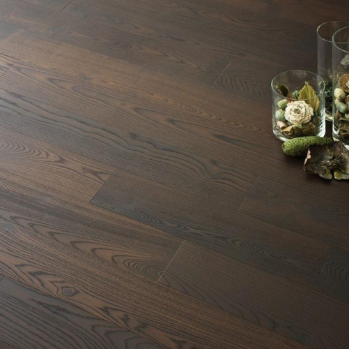 Паркетная доска Coswick Вековые традиции Коричневый Солод Термоясень Натур (Гладкая) 600...2100х127 мм 16533966 - Вид №1