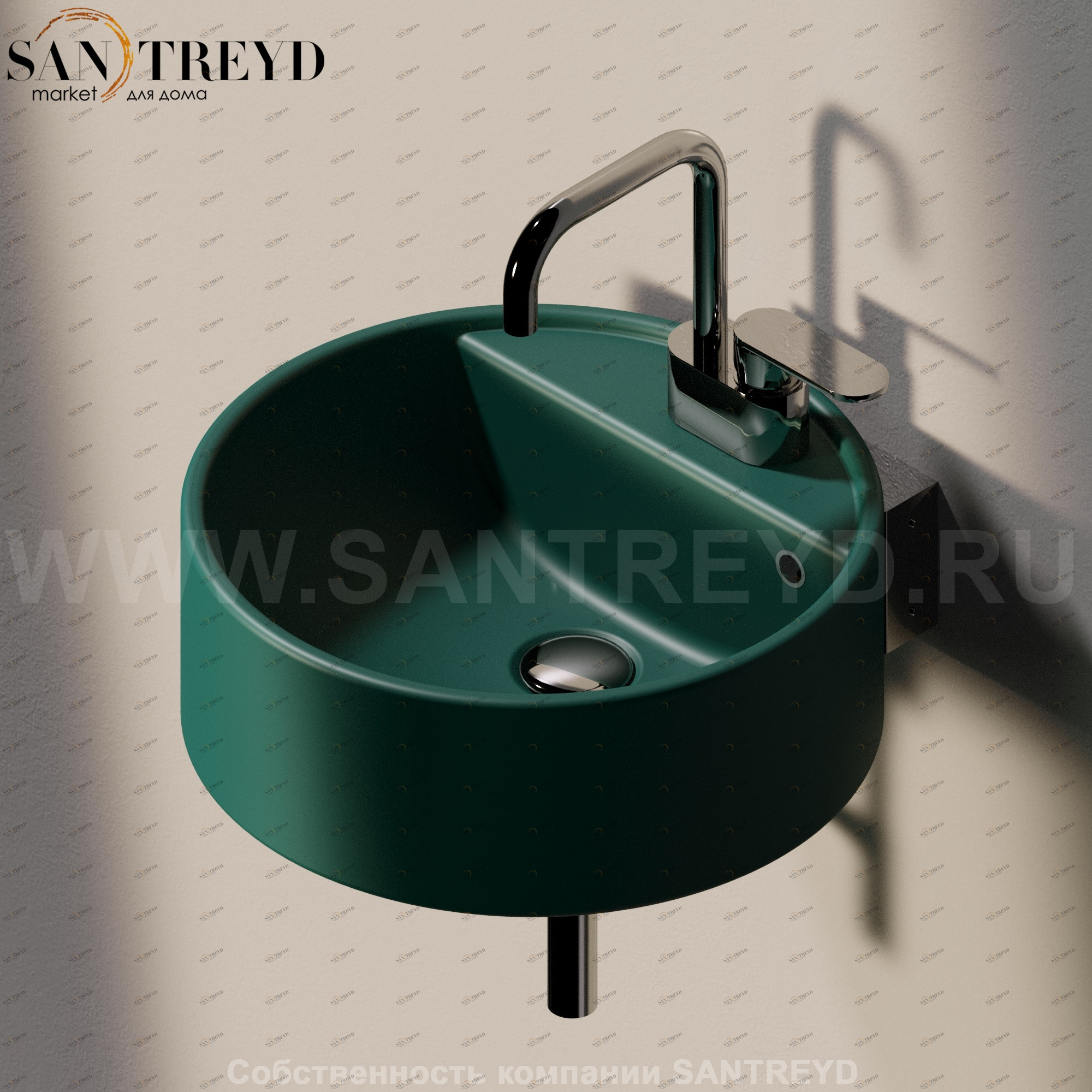 5050-42S.5020 Подвесная раковина настенная овальная Ceramica Flaminia 