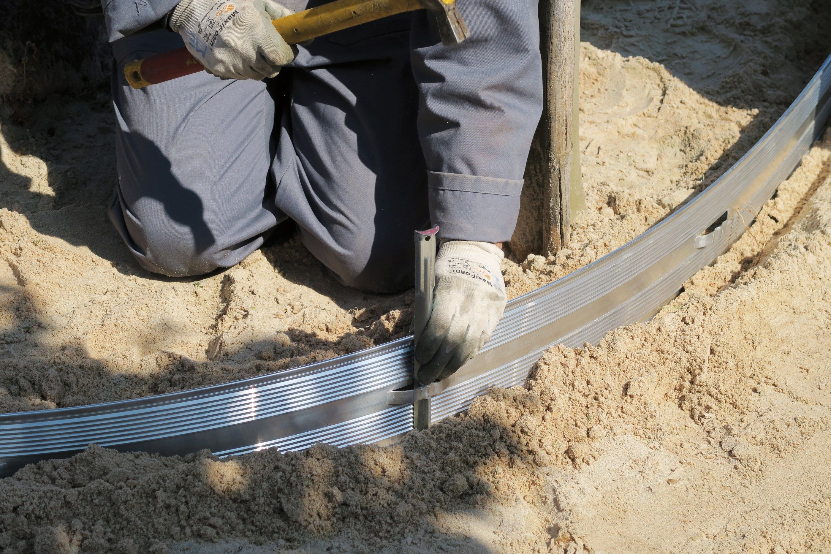 Окантовка для алюминиевых клумб GRANULATI ZANDOBBIO бордюр ARCH-00069927 - Вид №18