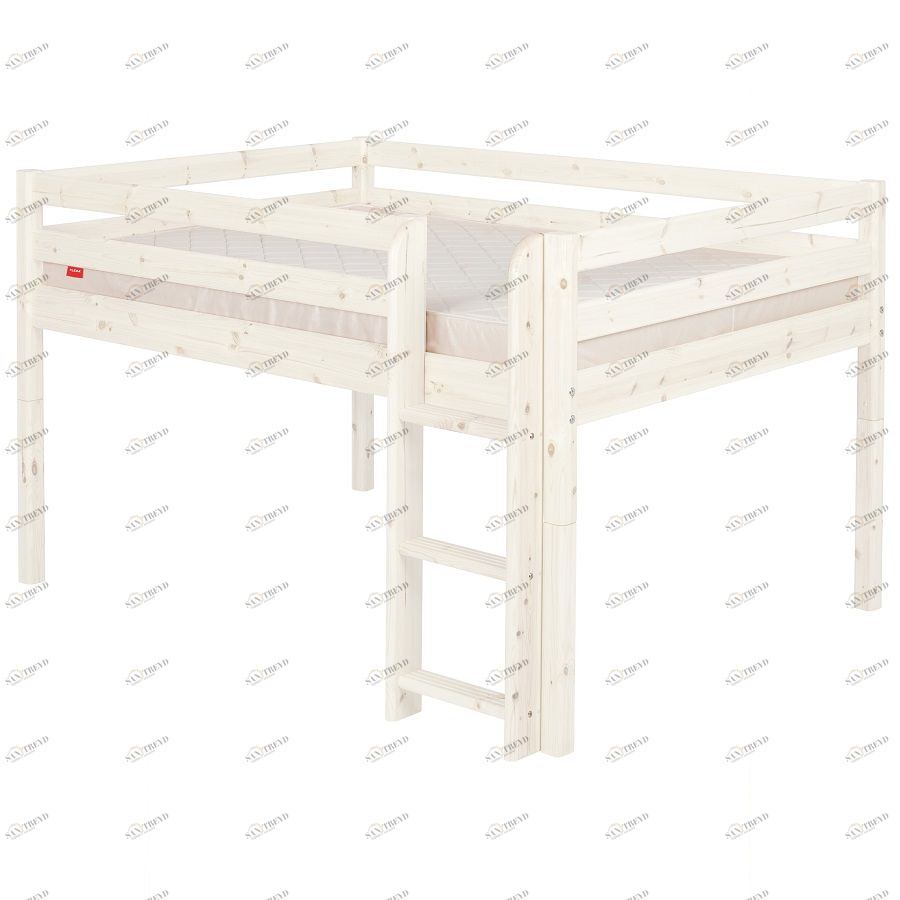 Кровать Flexa Classic односпальная, белая, 200 см 90101082