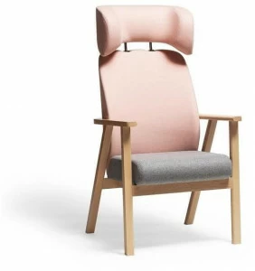 TON Кресло из ткани с подголовником Santiago 02