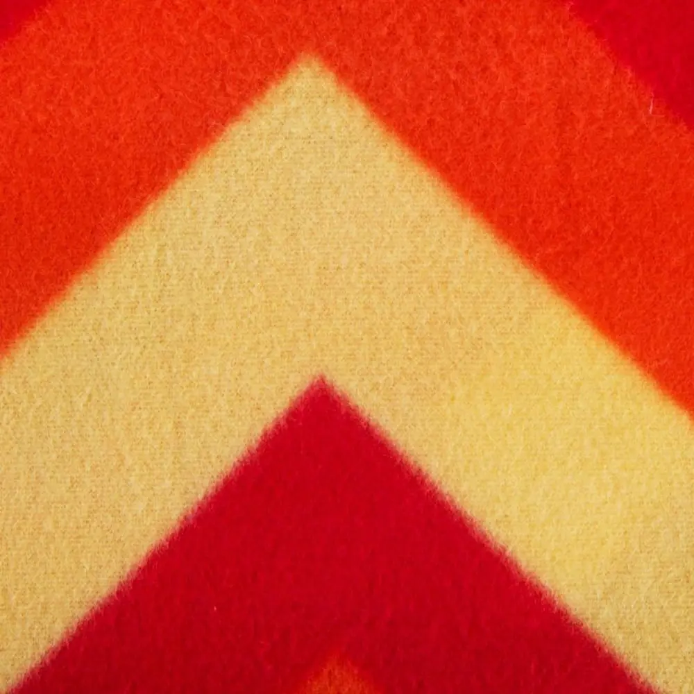 Плед «ZigZag-040» 130х170 см флис цвет красно-рыжий BELEZZA STLM-2084088 - Вид №1