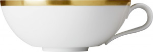 91562 Sieger by Furstenberg Чашка чайная закругл. Sieger by Furstenberg "Мой фарфор! Золотое сокровище" 200мл Фарфор, Керамика