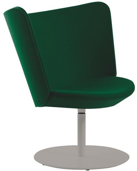 Cappellini Вращающееся кресло из ткани или кожи  Emb5r  - Вид №1