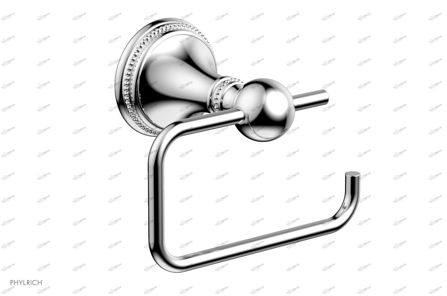 Держатель туалетной бумаги BEADED Phylrich  207-74-026 Хромированный 