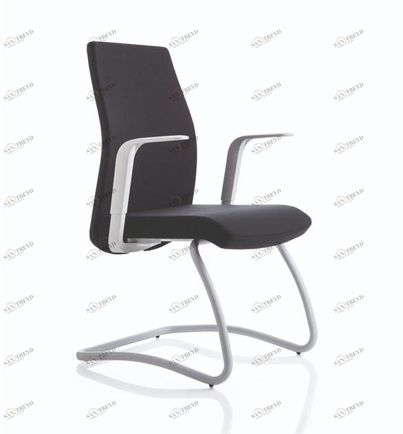 Luxy Офисное кресло на санках из ткани с подлокотниками Smartoffice 4offi18, 4offi20, 4offi22, 4offi24 