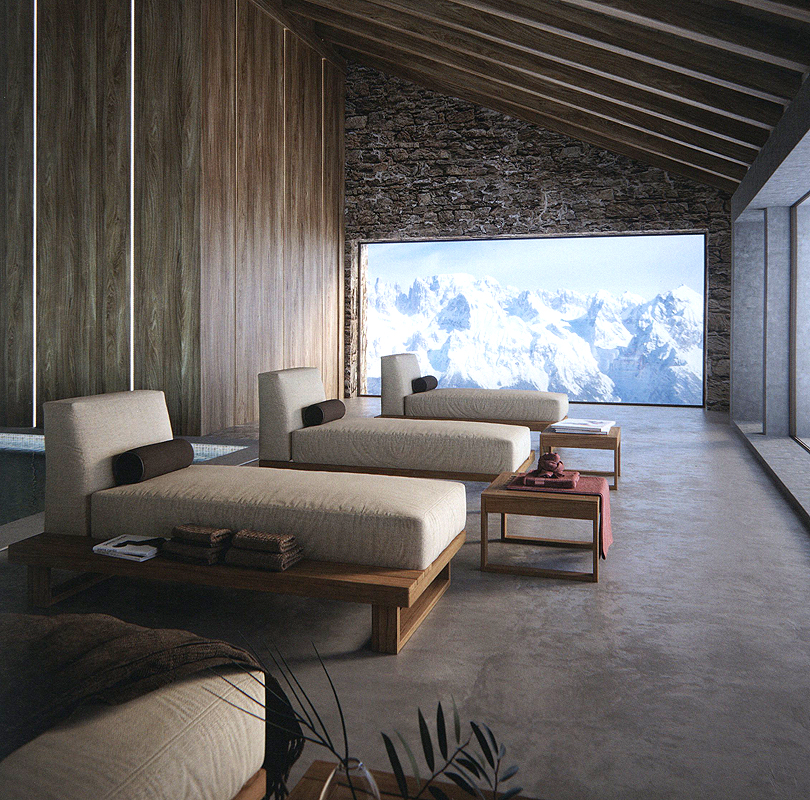 Шезлонг 9.ZERO ATMOSPHERA PF.OUT.90.CH.CHS + PF.OUT.90.CL 