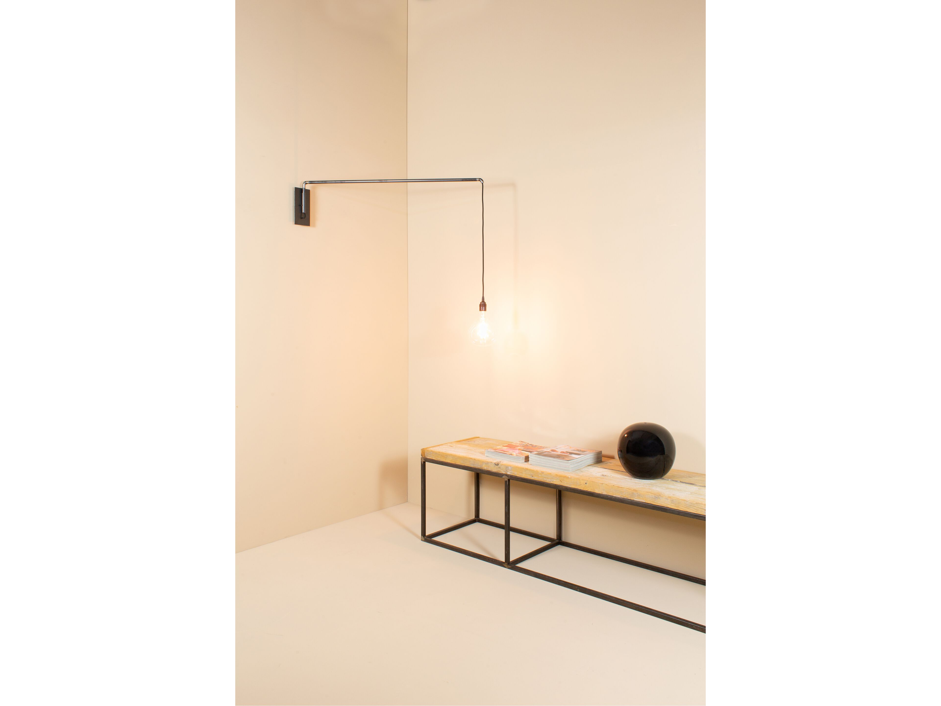 Регулируемая железная настенная лампа Renzo Serafini CANNA DA PESCA ARCH-00152443 - Вид №1