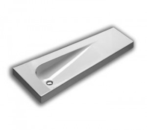 Y0XT01 G-130 умывальник трапециевидный правый Hatria 