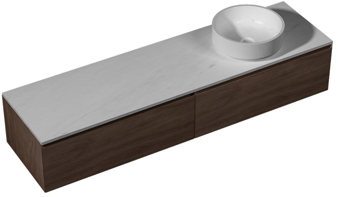 L'ANTIC COLONIAL Подвесная тумба под умывальник из натурального камня и дерева Karon sun-id-1370483 - Вид №6