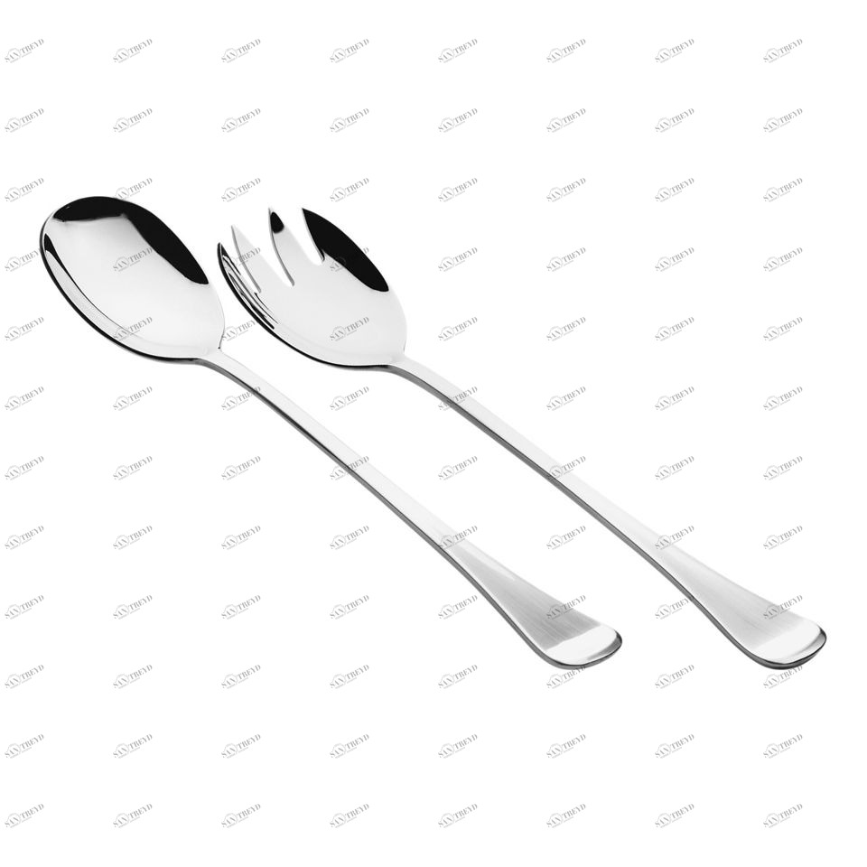 Ложка и вилка стальные сервировочные серебро "Космополитен" MAXWELL & WILLIAMS СТОЛОВЫЕ ПРИБОРЫ КОСМОПОЛИТЕН 00-3946638 Серебро 