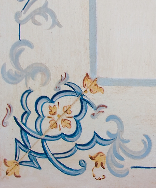 Di-1 Tifernoit Дверь в тонкую полоску с серебряными рамами Porte  - Вид №2