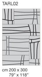 Paola Lenti Прямоугольный шерстяной коврик с геометрическими мотивами Feltro sun-id-1401358 - Вид №2