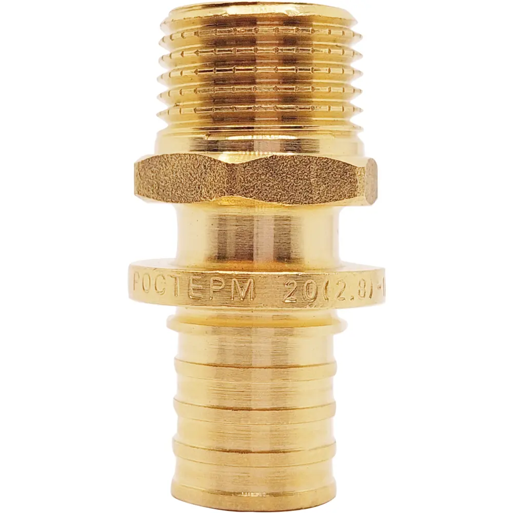 Переходник РОСТерм 1/2"×20 мм для труб PEX-а 82107671 STLM-0019106 - Вид №2