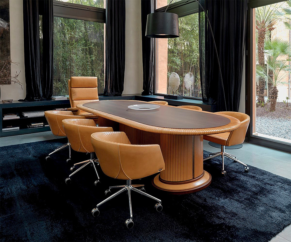 Переговорный стол  MASCHERONI ELLISSE CONFERENCE TABLE 