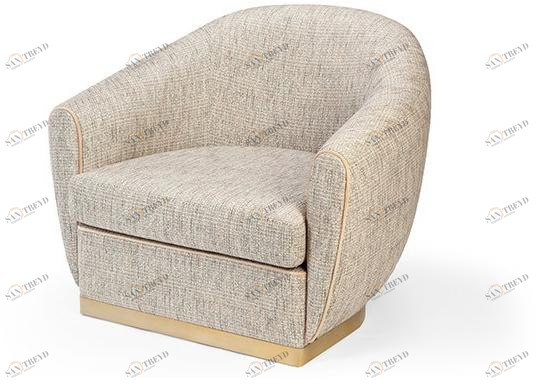 Mambo Unlimited Ideas Кресло из ткани с подлокотниками Grace sun-id-1410763