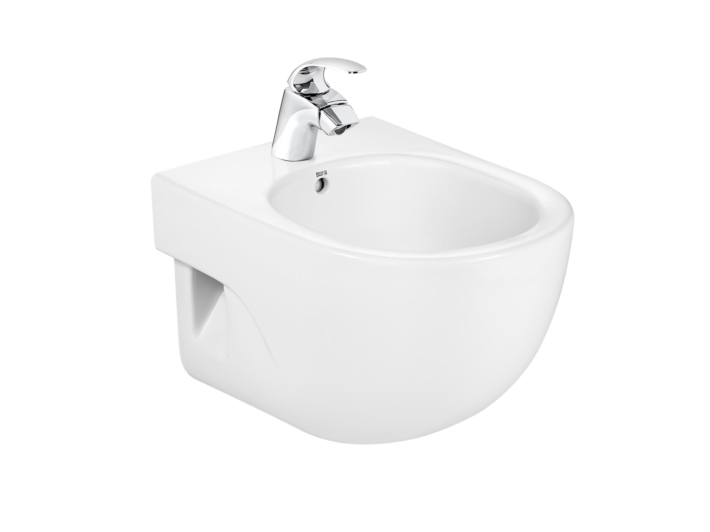 Компактное подвесное биде из фарфора Roca Meridian ARCH-00003039