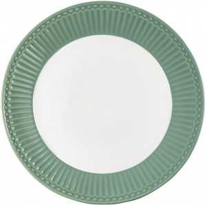 Тарелка Alice dusty green