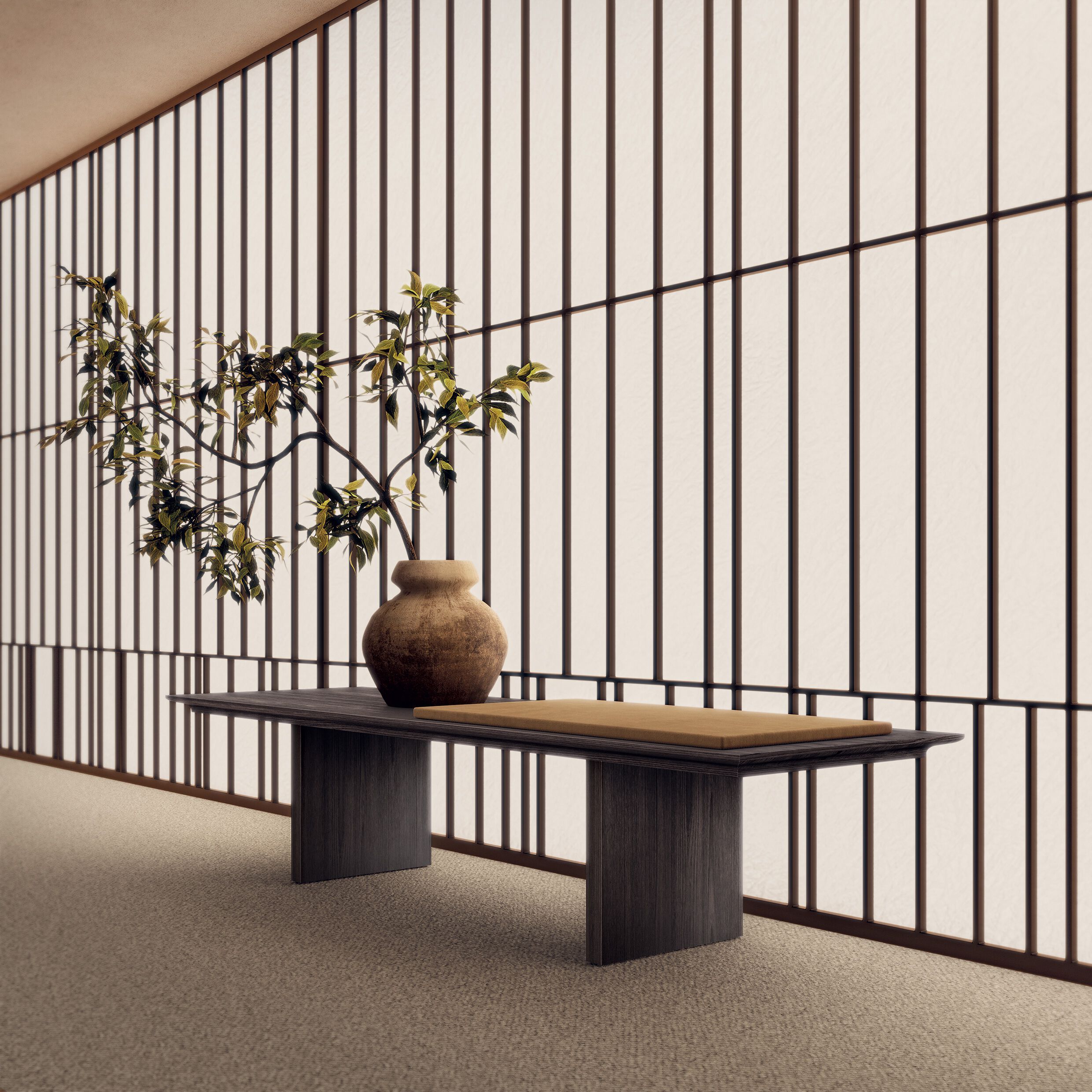 Скамья из ясеня Kico Living Complements ARCH-00036121 - Вид №1