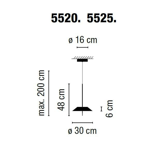 Затемняемый светодиодный подвесной светильник Vibia ARCH-00118030 - Вид №3
