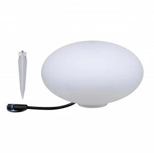 Уличный светильник светодиодный ландшафтный белый D 35 см Lichtobjekt Stone 94176 PAULMANN MONTALE 00-3897019 Белый