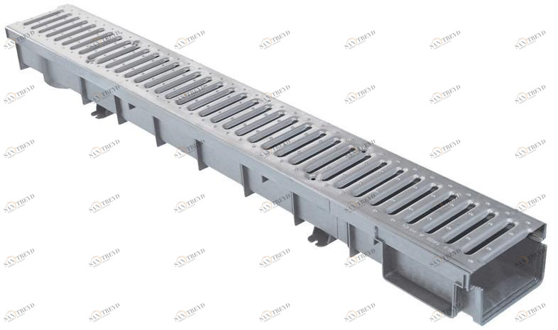 First Corporation Канал полипропиленовый низкомодульный с 1 решеткой First plast Csbgsz13999pp