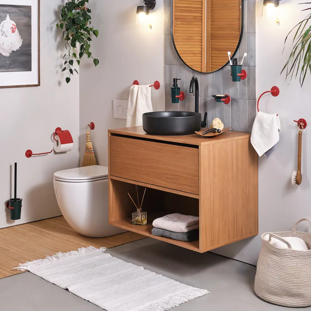 Держатель для полотенец Moroshka Trud кольцо цвет красный STLM-2143194 - Вид №7