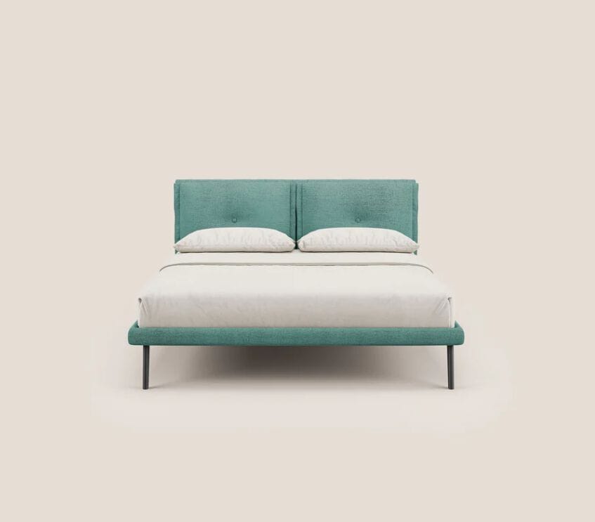 Съемная кровать из ткани с мягким изголовьем Divani.Store IBUKI ARCH-00055248 - Вид №3