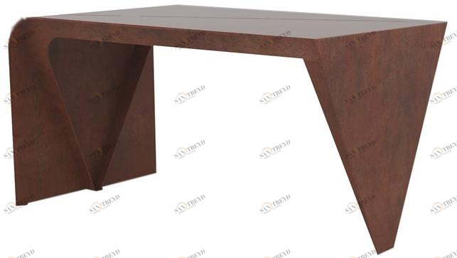TrackDesign Журнальный столик из стали Corten ™  Tt0781000 
