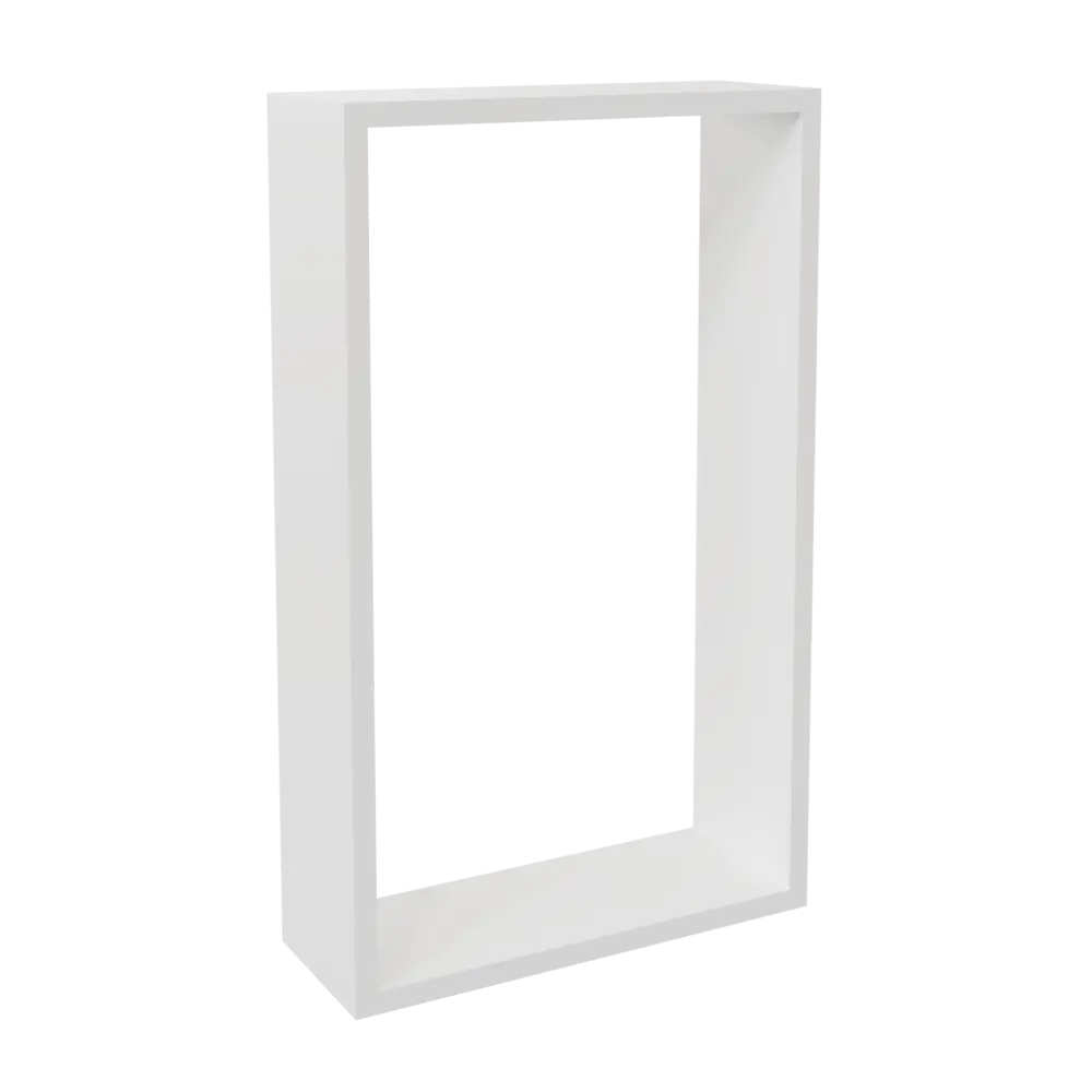 Полка настенная Spaceo 45x27 см/40x22 см МДФ цвет белый 2 шт 82877495 STLM-2038567  - Вид №7