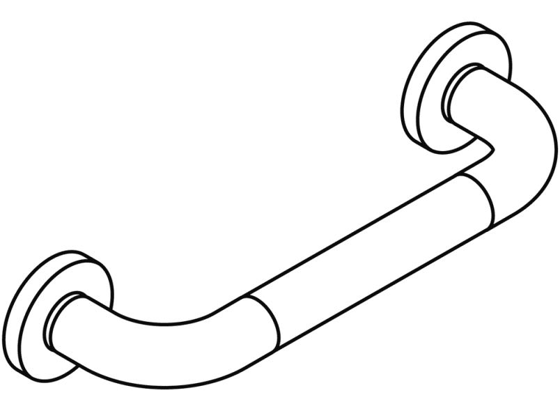 801.36.8100 Поручень с опорной нагрузкой до 300 кг HEWI Adipositas  - Вид №5