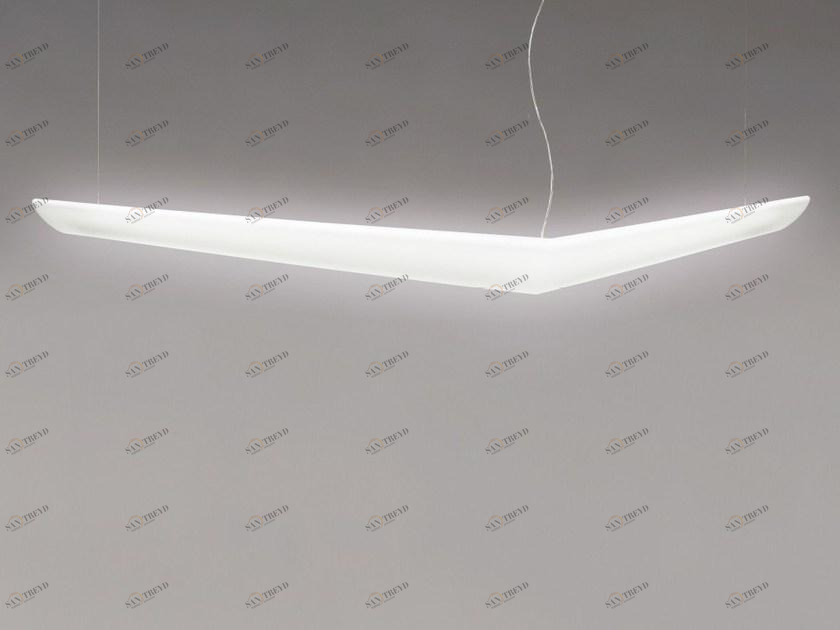 Artemide Подвесной светильник из полипропилена с прямым люминесцентным светом Mouette sun-id-1471377