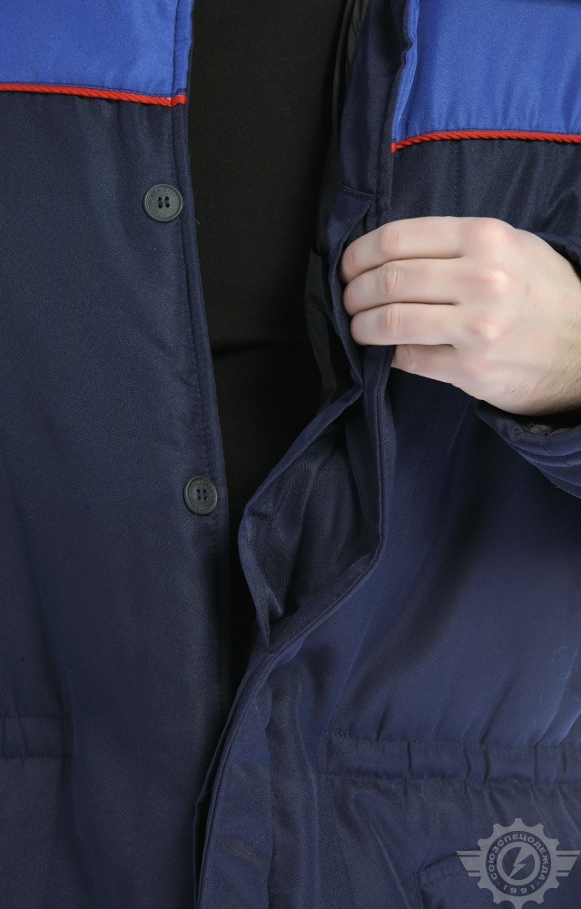 64964 Куртка "Дон" зимняя синяя  Зимняя спецодежда  размер 52-54/170-176  - Вид №9