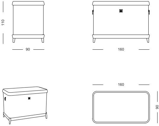 Samuele Mazza Outdoor Садовый контейнер из смолы Aralia sun-id-1398532 - Вид №1