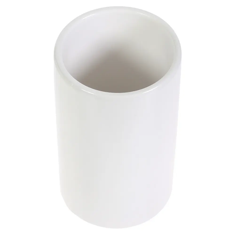 Керамический стакан для зубных щеток SENSEA Essential - белый минимализм 81926400 STLM-0013931 - Вид №1