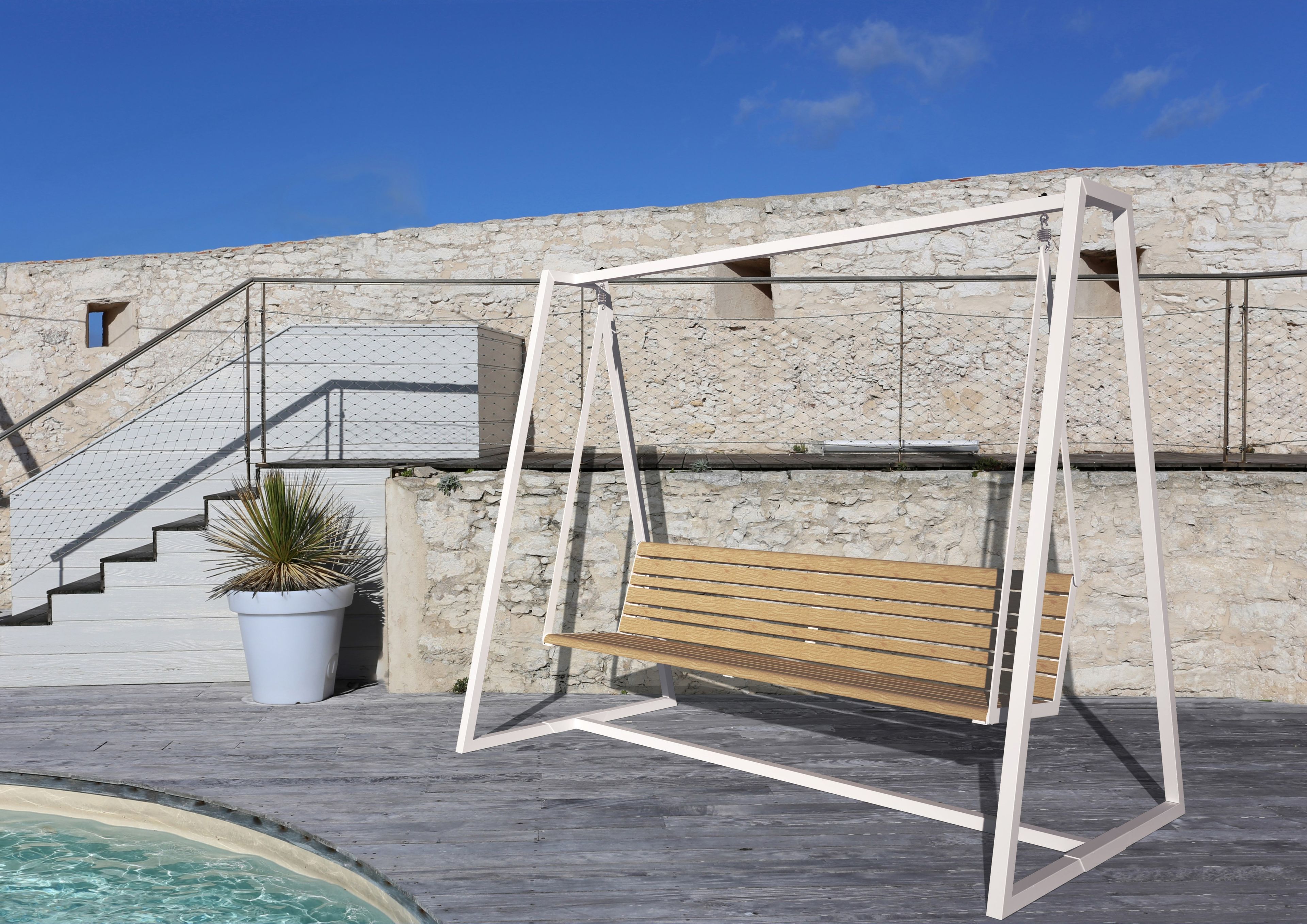 Окрашенная металлическая качалка Urbantime Портфель.h24 ARCH-00120987 - Вид №1