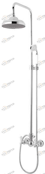 Bronces Mestre Настенная душевая стойка с ручным душем Retro 035019.mc0.50