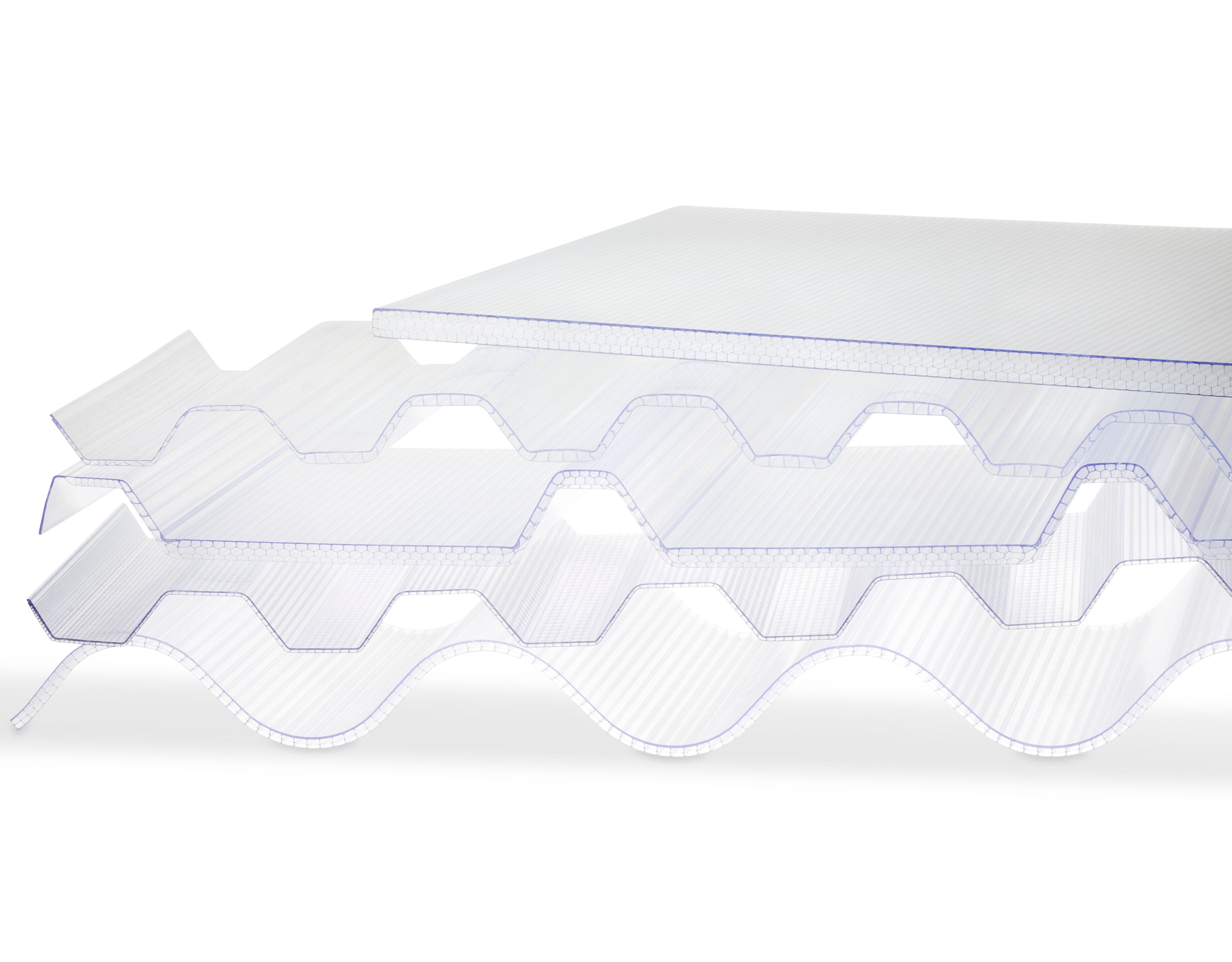 Гофрированная модульная система из альвеолярного поликарбоната PolyPiù GRECAPIÙ RINFORZATA ARCH-00014919 - Вид №1