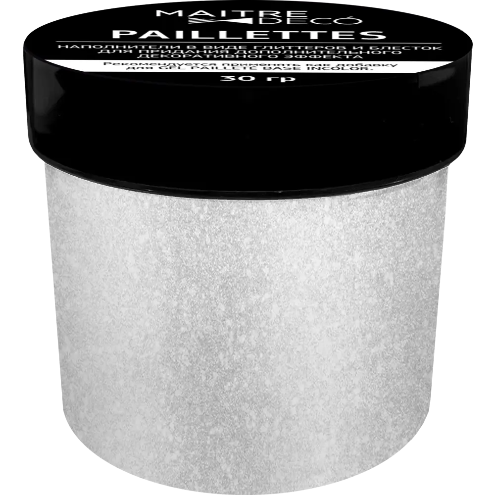 MAITRE DECO Paillettes Argent - серебристый глиттер для декоративных покрытий 82891157 STLM-1584795