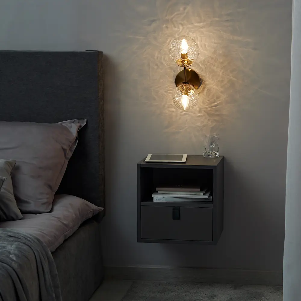 Бра Freya FR5207WL-02BZ с двумя плафонами в бронзовом исполнении 84239561 STLM-0047398 - Вид №8