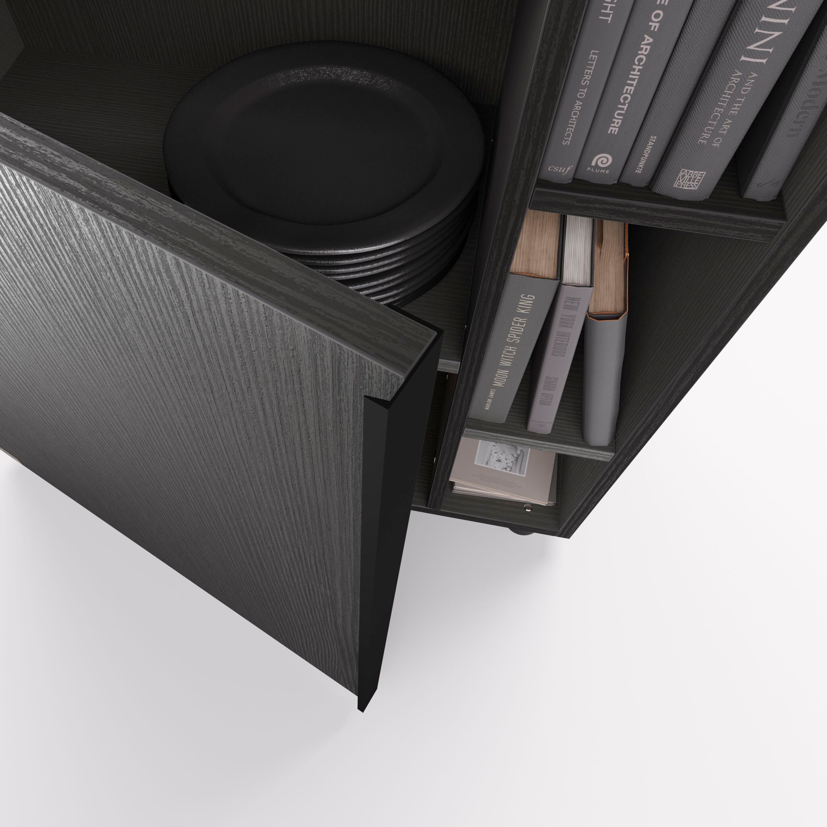 Настенный книжный шкаф из меламинированного материала Mobili Fiver ROMINA ARCH-00138664 - Вид №27