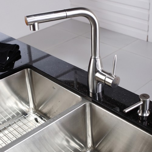 Кухонные смесители KPF-2140 сталь krausru  - Вид №6