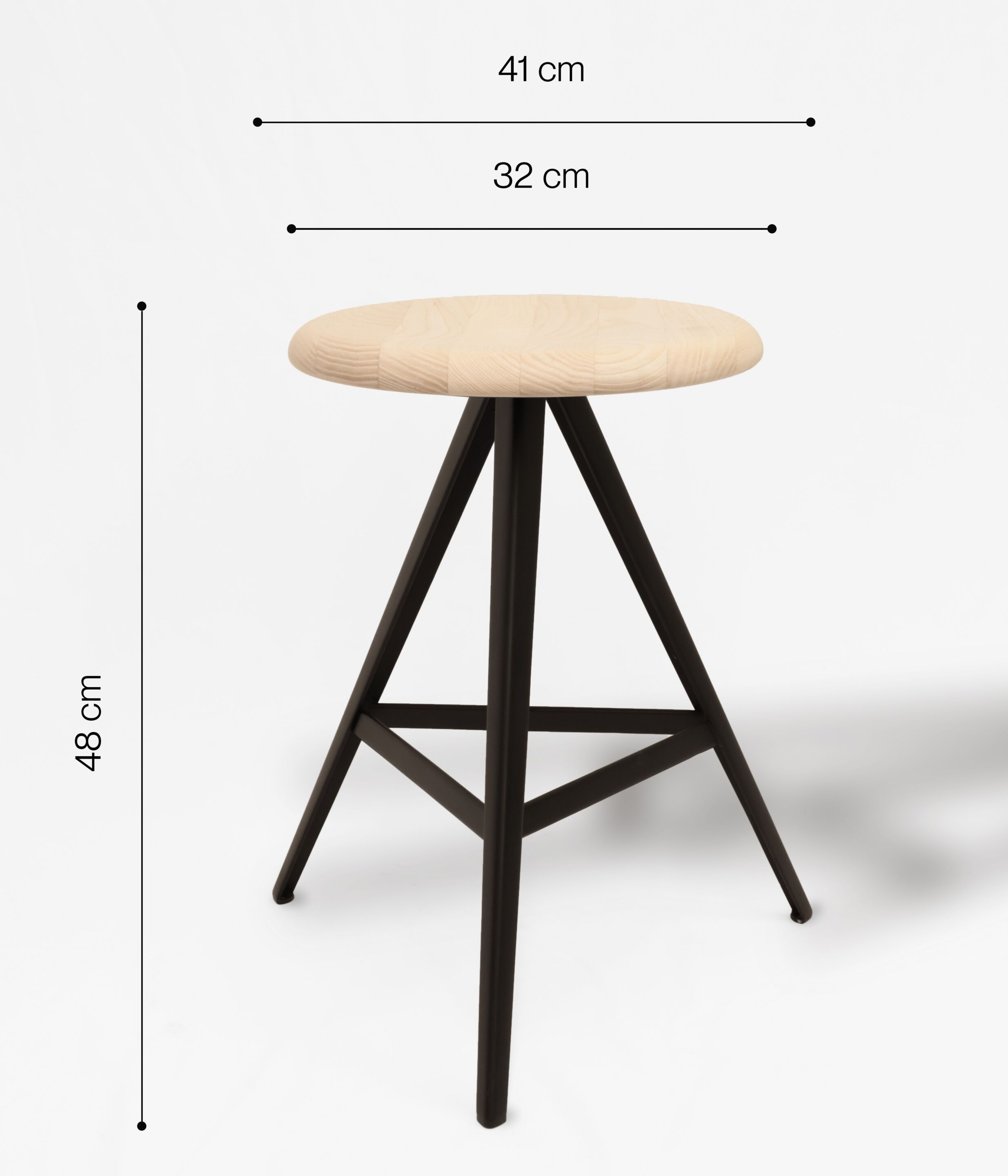 Низкий табурет из ясеня с подставкой для ног TrabA' TrabA ' - Limited Edition ARCH-00118780 - Вид №4