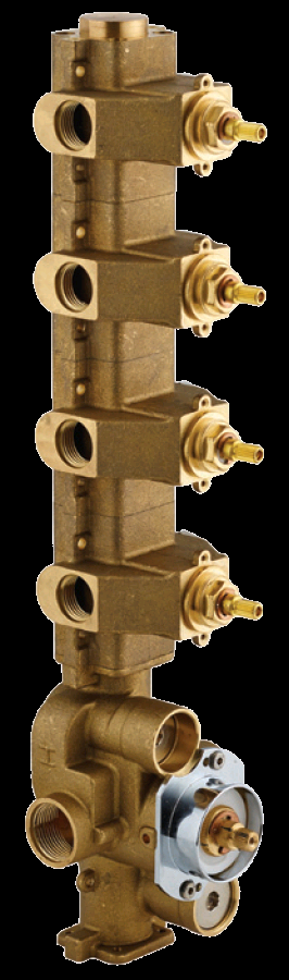 W21049CR CARIMALI Встроенная 4-ходовая деталь с высоким расходом Built-in