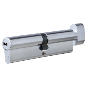 Цилиндр Abus 55х55 мм, ключ/вертушка, цвет никель 82390002 STLM-2142392
