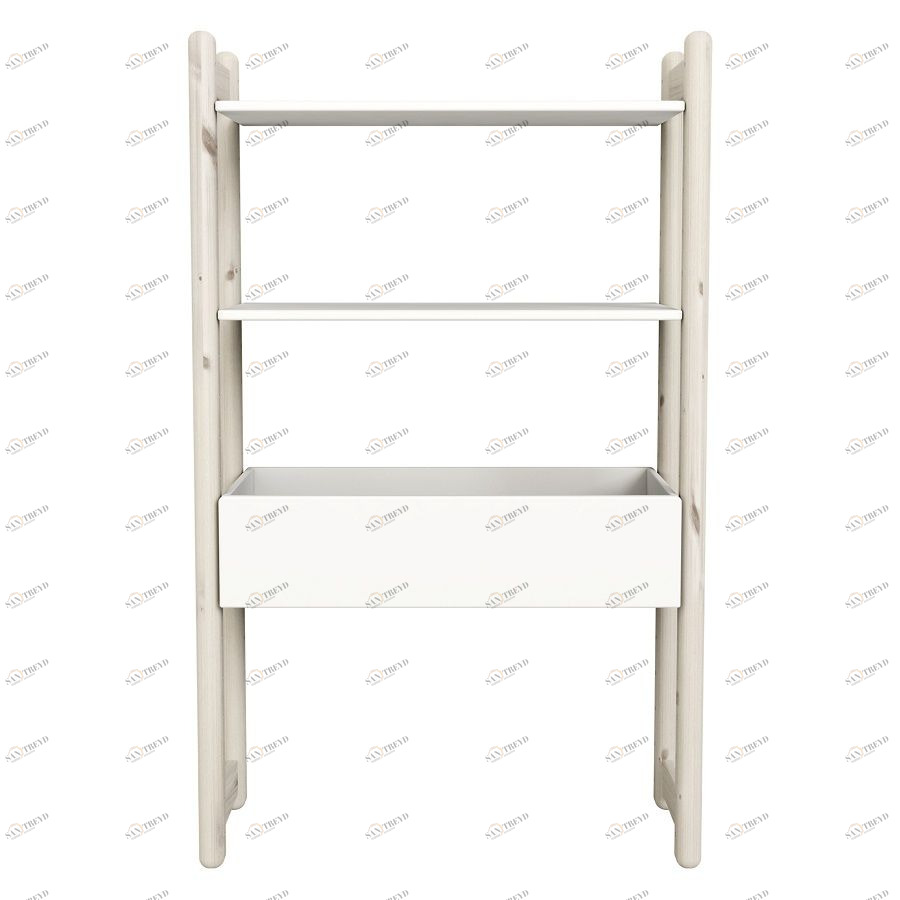 Гарнитур Midi D, 1 полка и 1 ящик-органайзер, белый, искусственно состаренный Flexa 812650390