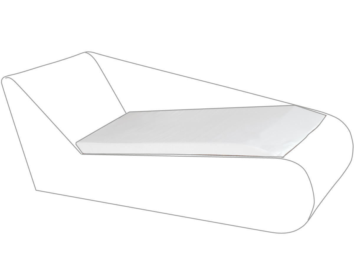 10.00.0811 Подушка для шезлонга Madrigal Relax Lounge left Outdoor Sunbrella ecru Mbm 